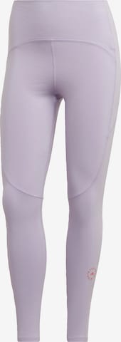 ADIDAS BY STELLA MCCARTNEY - Skinny Pantalón deportivo en lila: frente