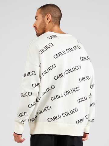 Carlo Colucci Pullover i hvid