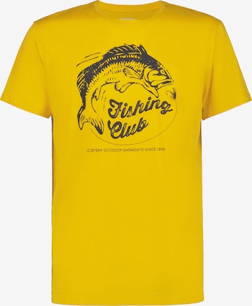 ICEPEAK T-Shirt in Gelb: Vorderseite