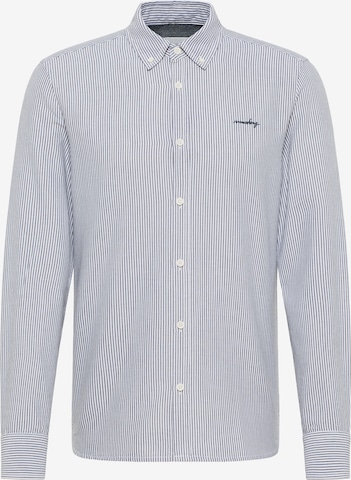 MUSTANG Button Up Shirt in Blue: front