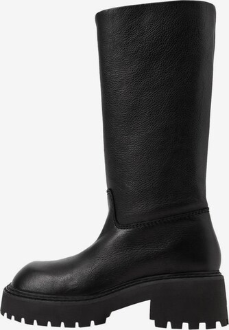 Bottes 'Prima' MANGO en noir : devant