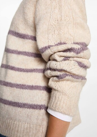 MANGO TEEN Pullover 'Marinero' in Beige