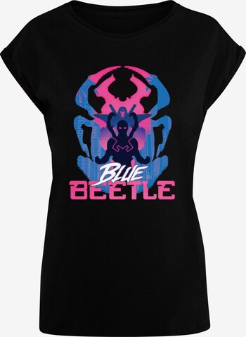 T-shirt 'Blue Beetle - Posing' ABSOLUTE CULT en noir : devant
