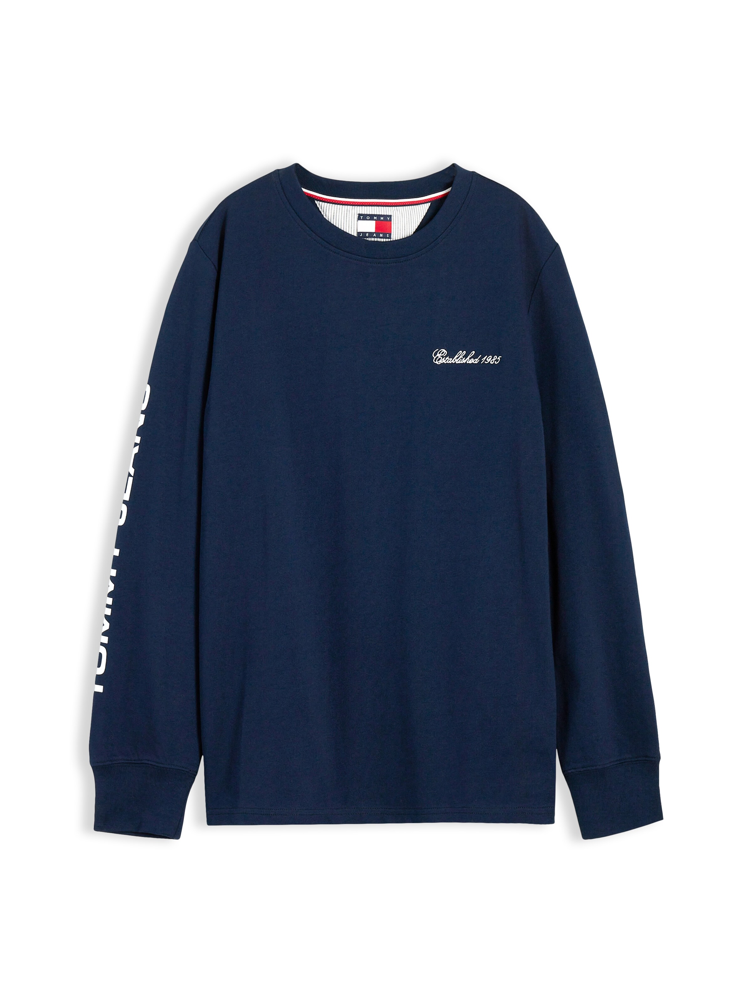 Tommy Jeans Koszulka w rozmiarze XXS w kolorze granatowy / białym, Podgląd produktu