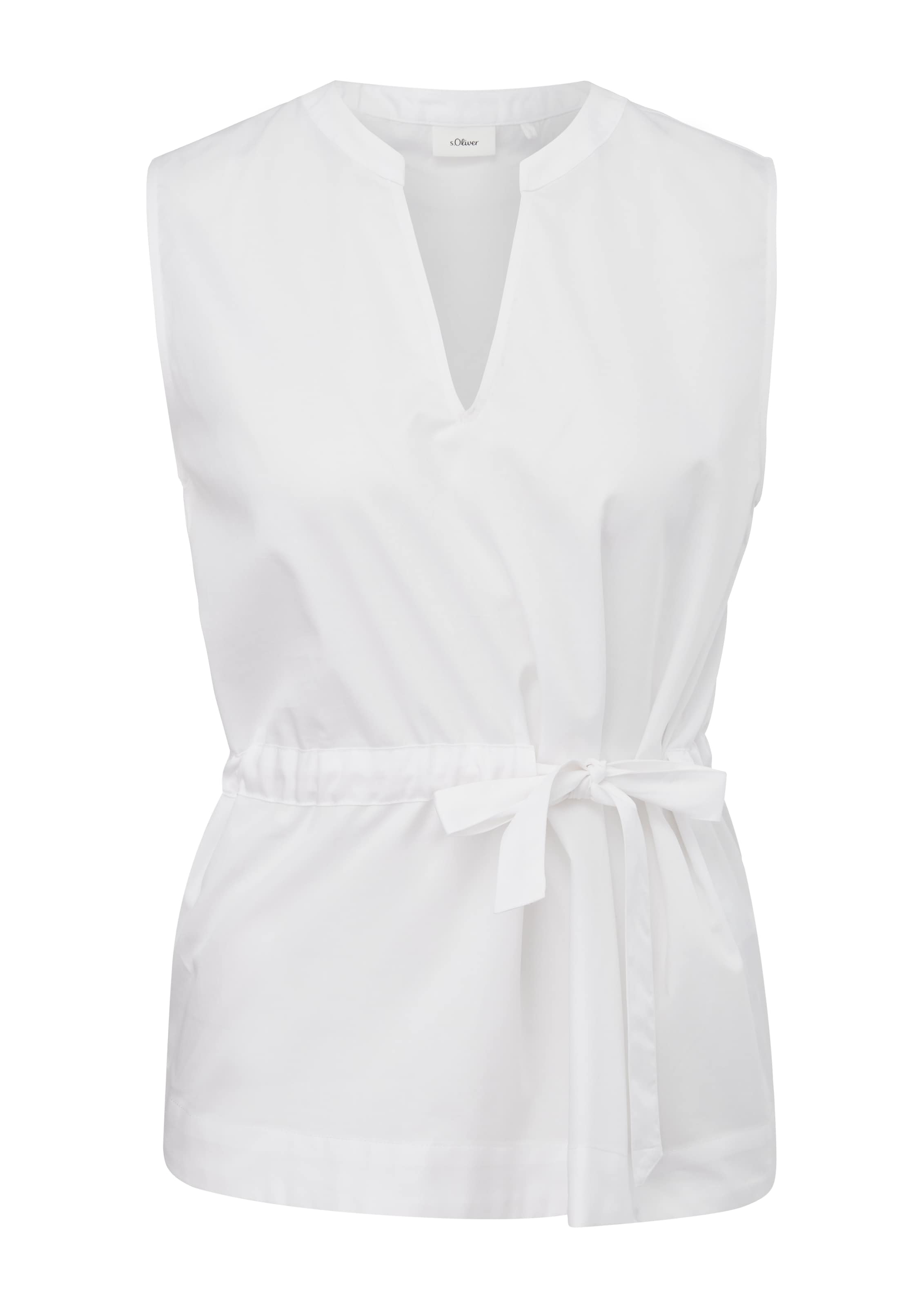 Chemisier s.Oliver BLACK LABEL en blanc : devant