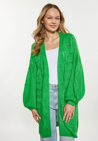 Cardigan MYMO en vert : devant