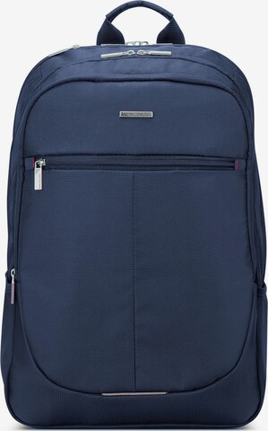Roncato Backpack 'Easy Office 2.0' in Blue: front
