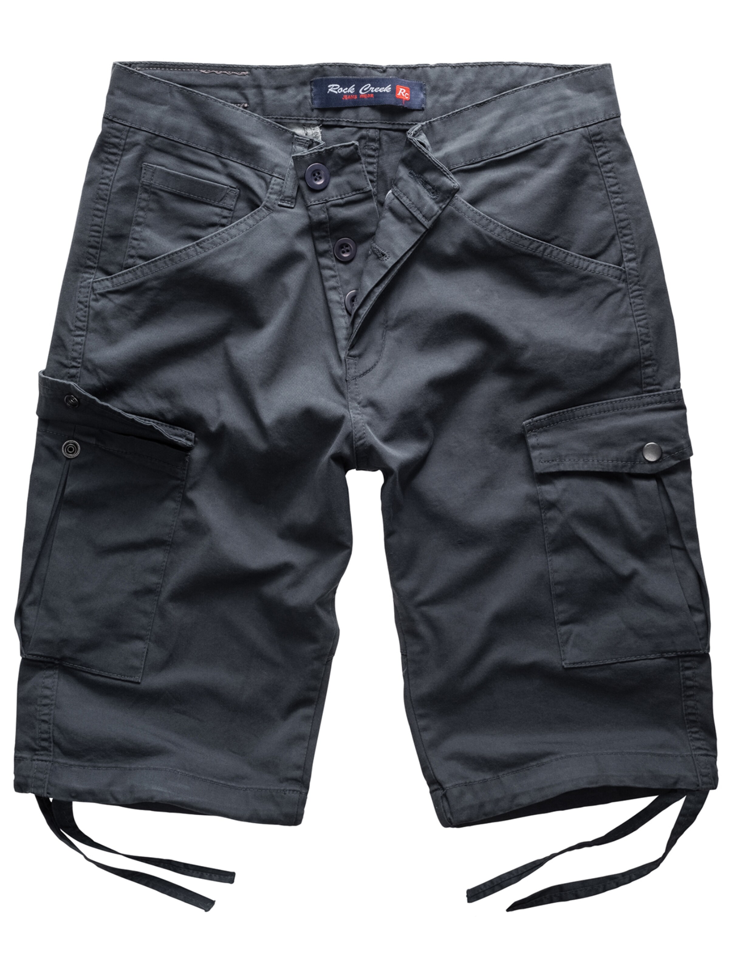 Rock Creek Cargo Pants in Grey: front
