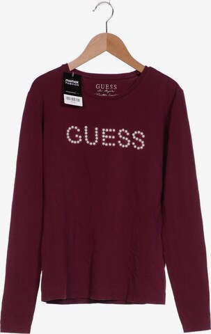 GUESS Langarmshirt M in Rot: predná strana