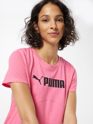 rozā PUMA Sporta krekls 'Fit Heather Tee'