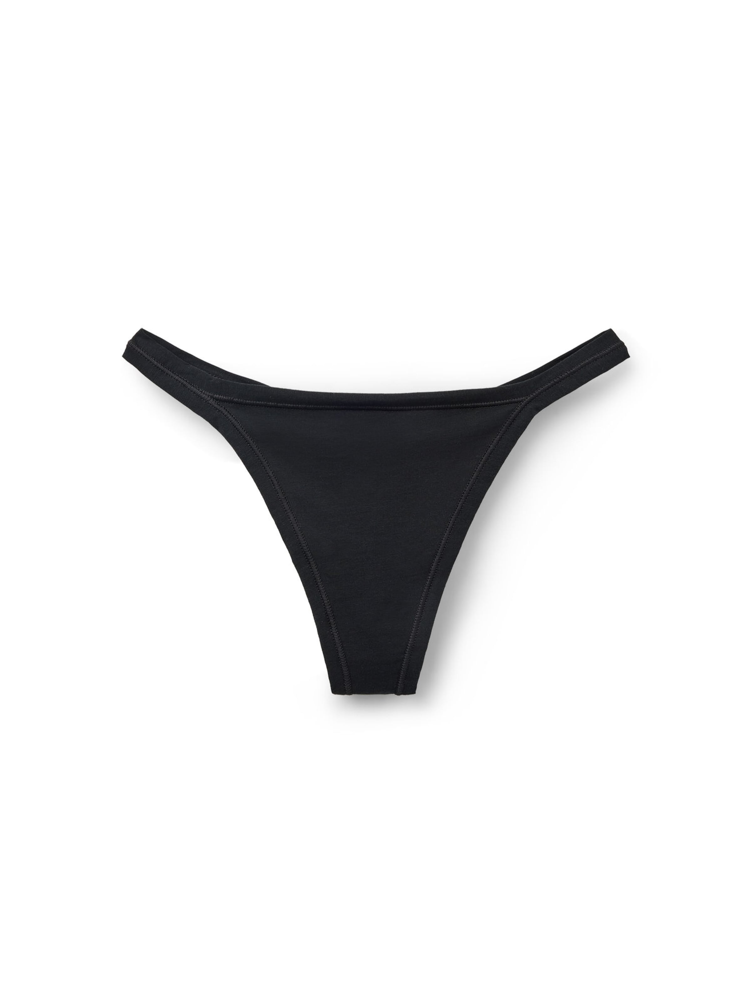 INTIMISSIMI String in Schwarz: Vorderseite