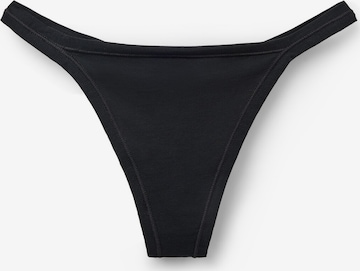 INTIMISSIMI String in Schwarz: Vorderseite