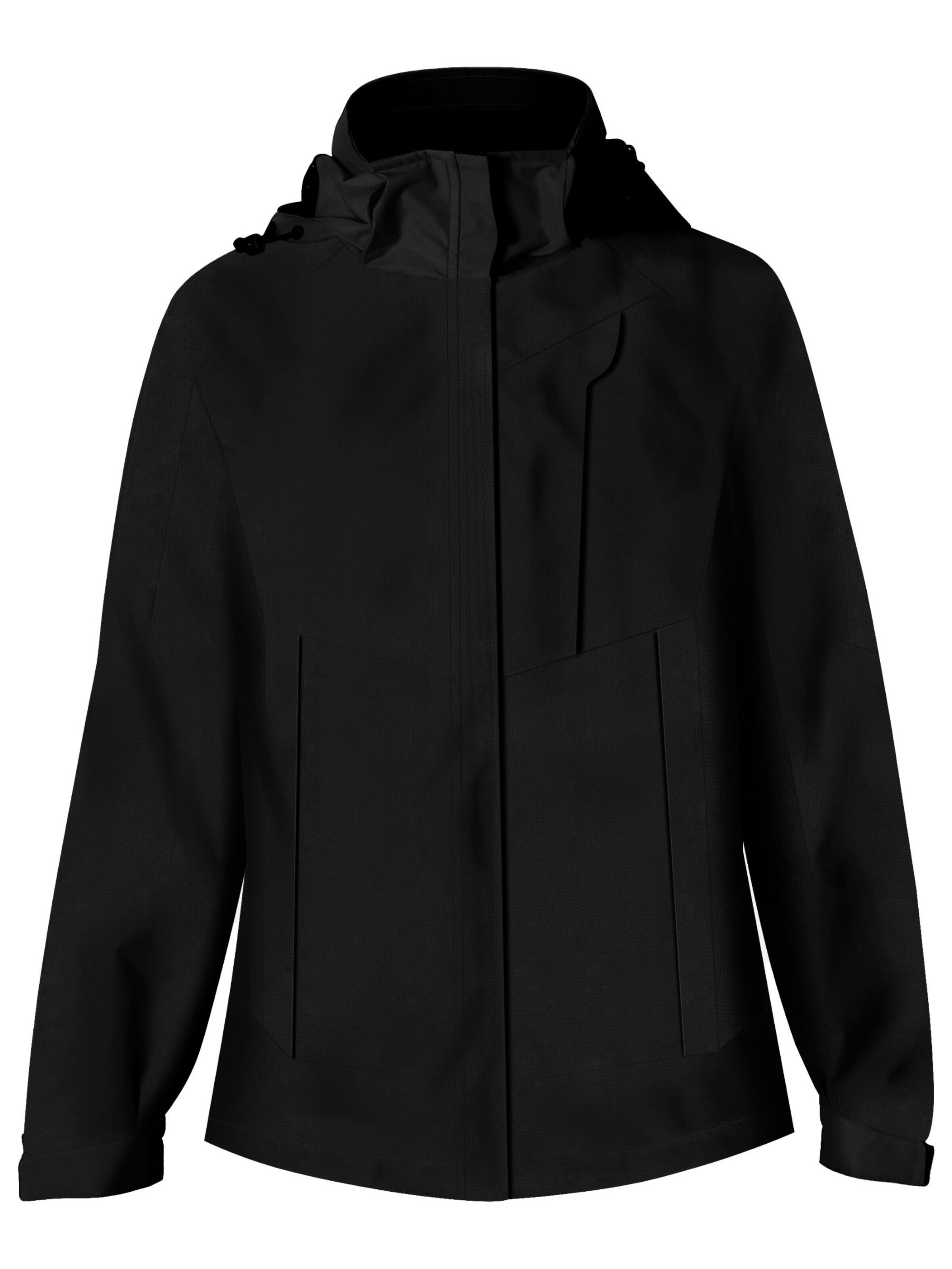 ATLASLAVA Outdoor Jacket 'Outdoor Jacket' in Black: front