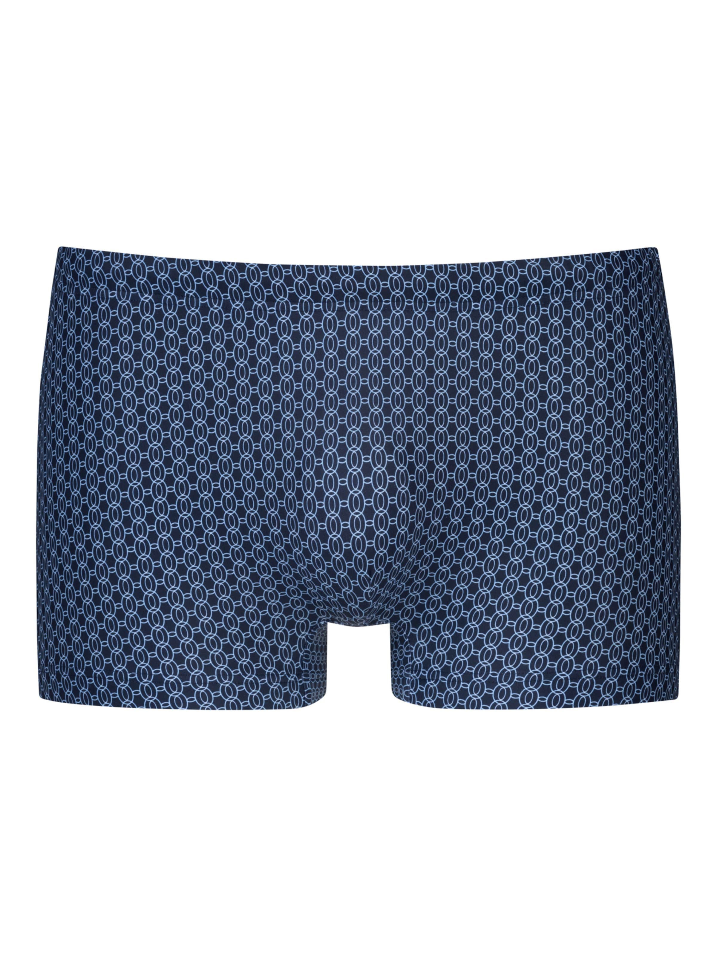 Mey Badehose 'Tidal Rings' in Blau: Vorderseite