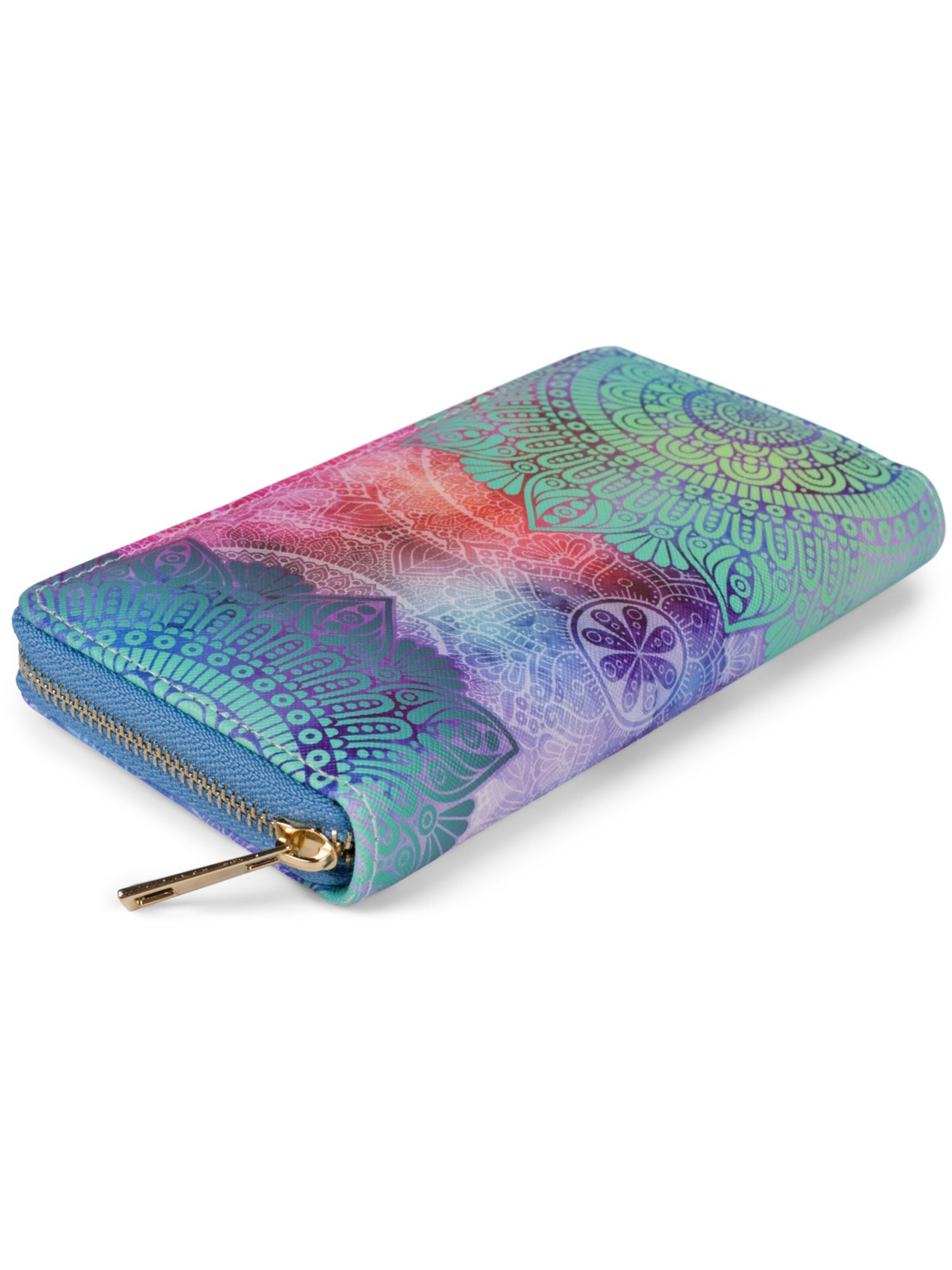 styleBREAKER Portemonnaie 'Geldbörse Paisley Ornament Muster'‌‌‌‌‌‌‌‌ in Blau