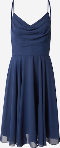 mascara - Vestido en azul: frente