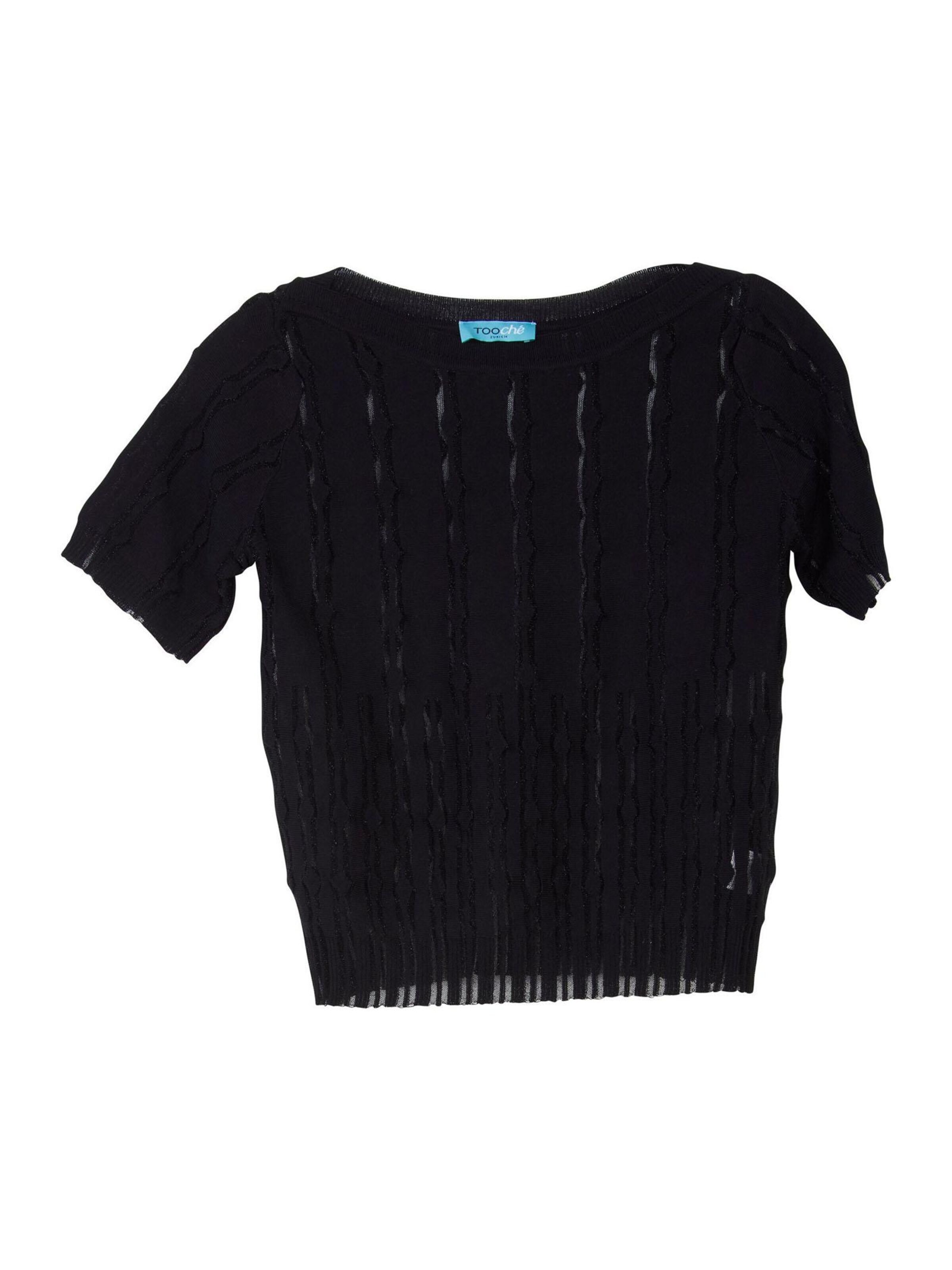 TOOche Shirt 'Deux Pièces' in Black: front