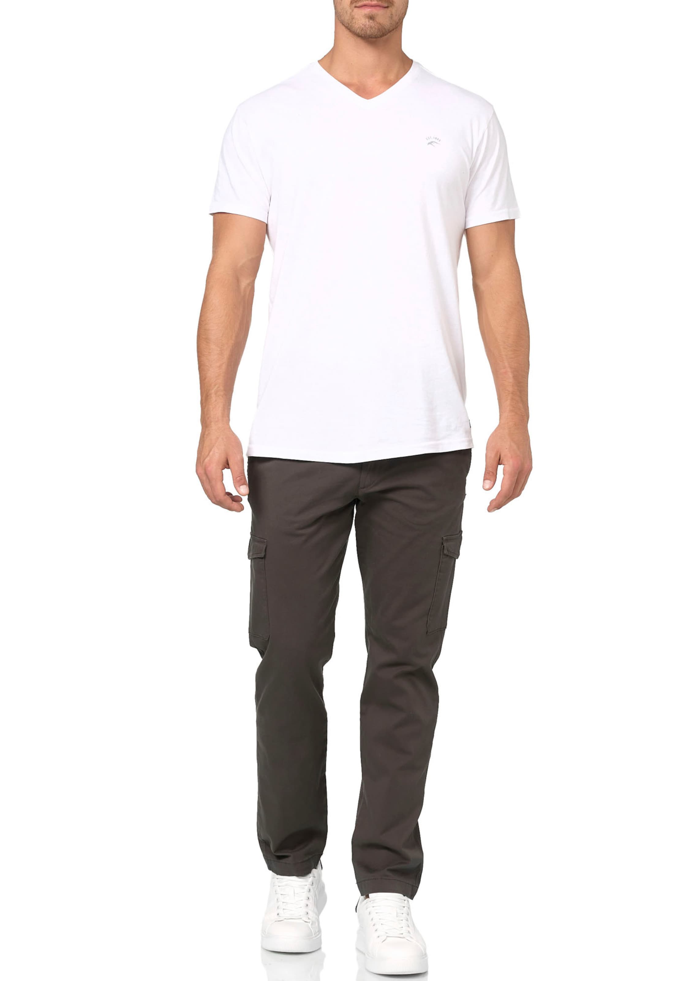 INDICODE JEANS Обычный Брюки-карго в Коричневый