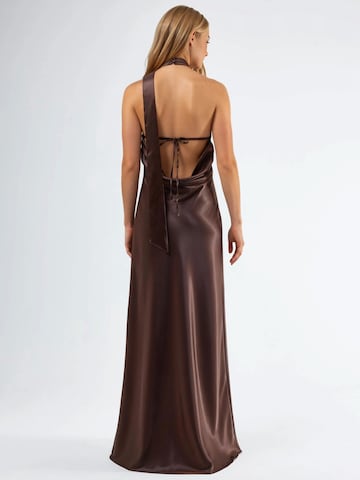 Robe de soirée Hiccup en marron