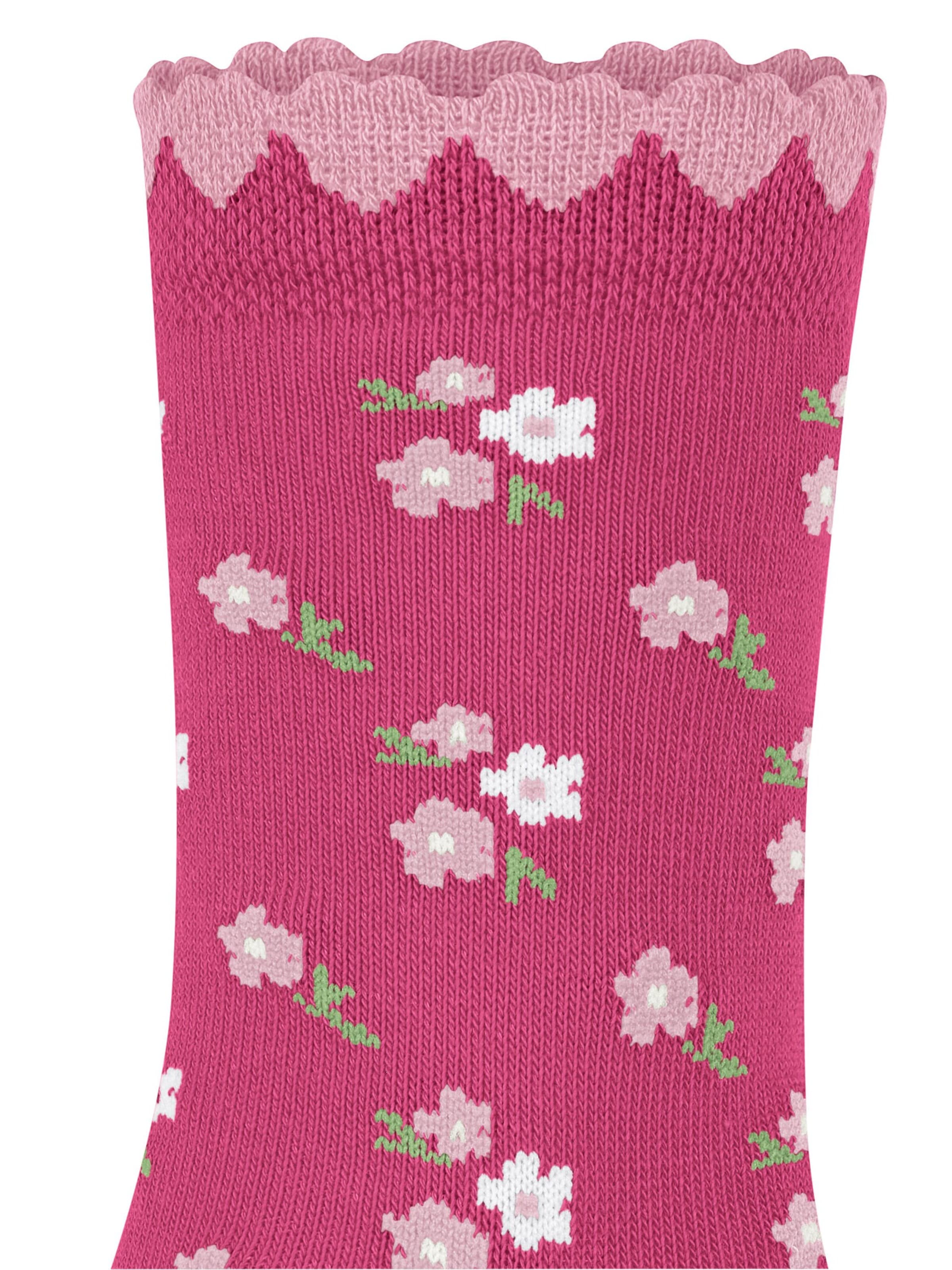 FALKE Socks 'Ditsy Flowers' in Pink