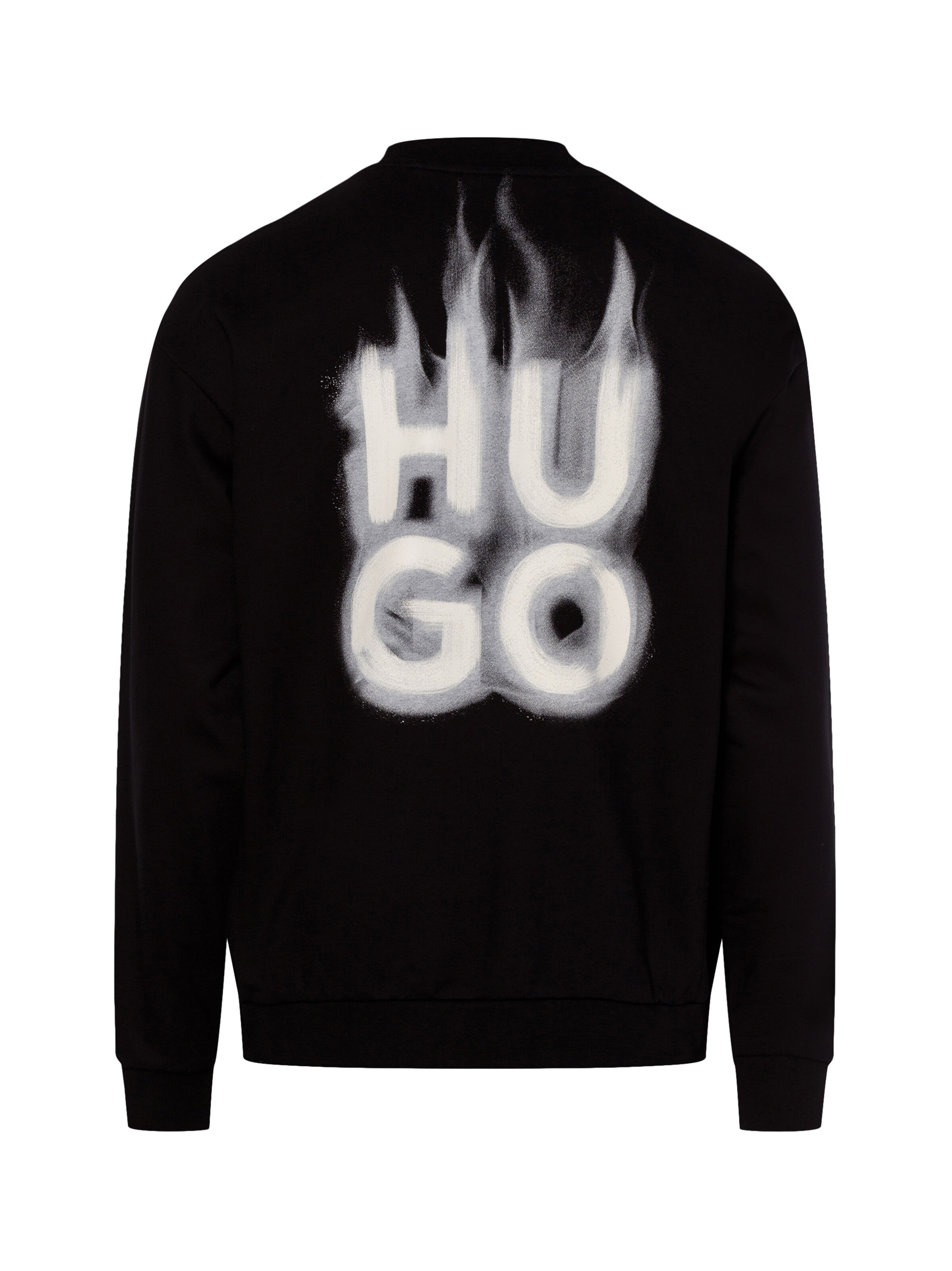 HUGO Sweatshirt ' Durungu ' in Zwart