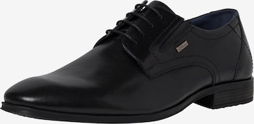 Scarpa stringata di s.Oliver in nero: frontale