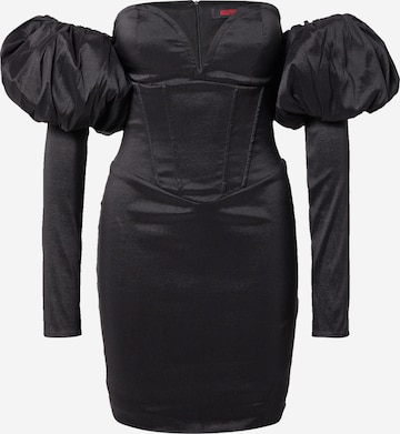 Robe de cocktail 'Tamara' Misspap en noir : devant