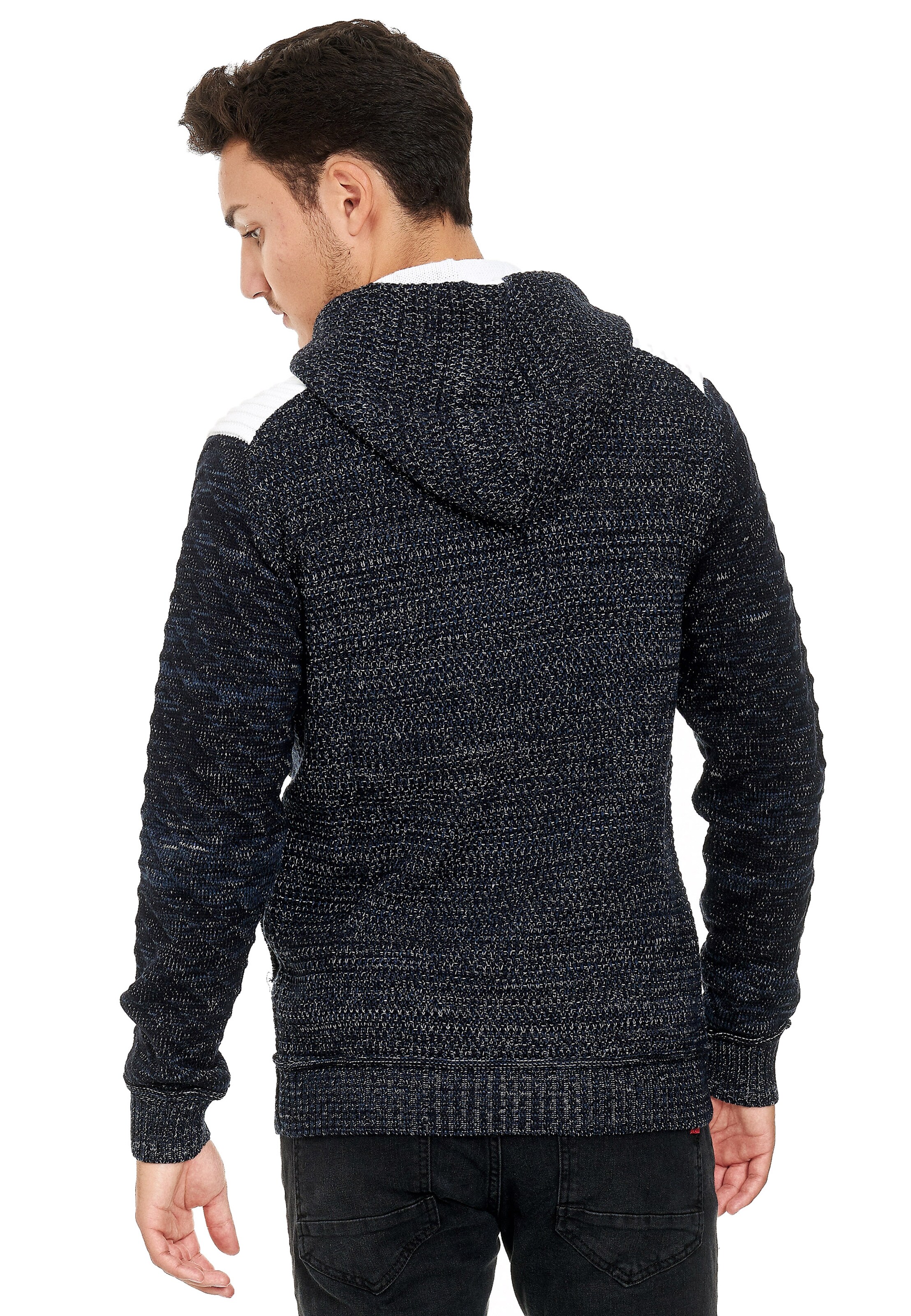 Rusty Neal Strickjacke in Blau