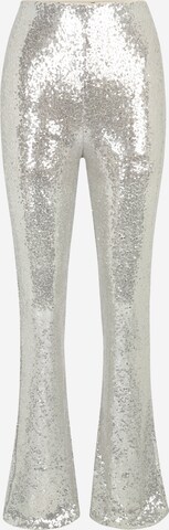 Vero Moda Tall Flared Broek 'KAJE' in Zilver: voorkant