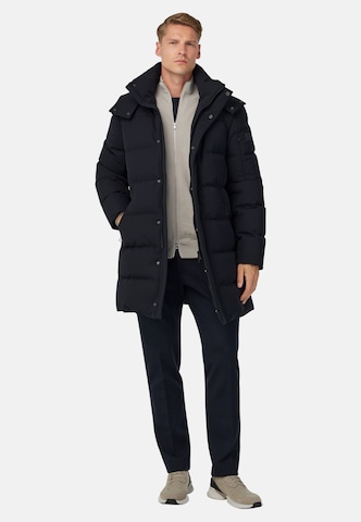 Boggi Milano Winter Coat in Blue