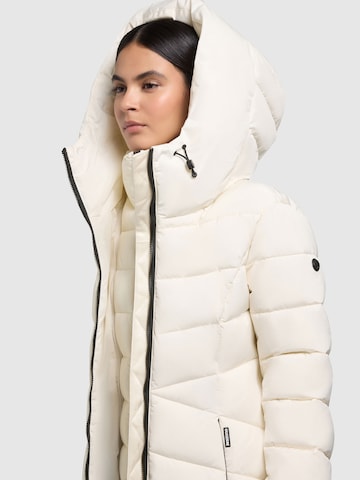 khujo Wintermantel 'Dier' in Wit