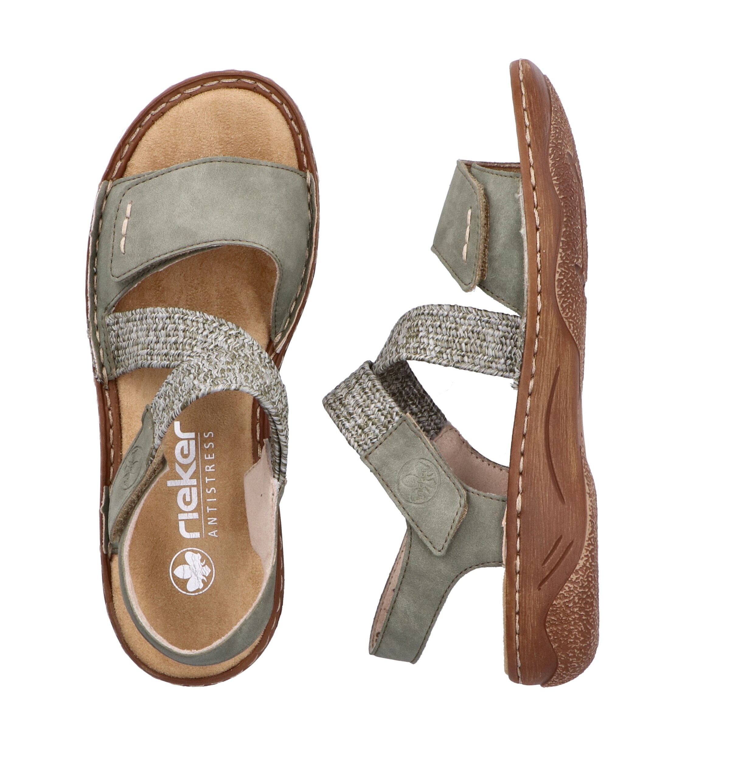 Sandales Rieker en vert