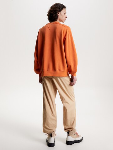 Sweat-shirt Tommy Jeans en orange