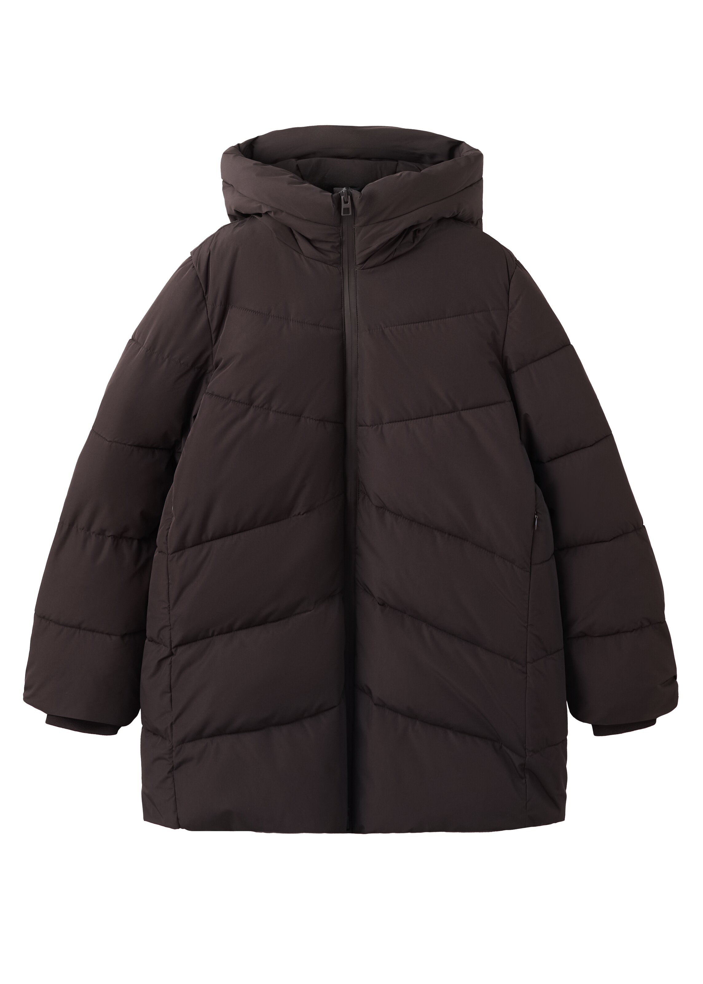 MANGO Winterjas 'TOKYO' in Bruin: voorkant