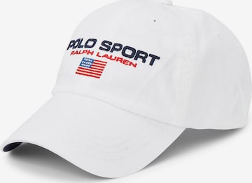 Cappello da baseball di Polo Ralph Lauren in bianco: frontale