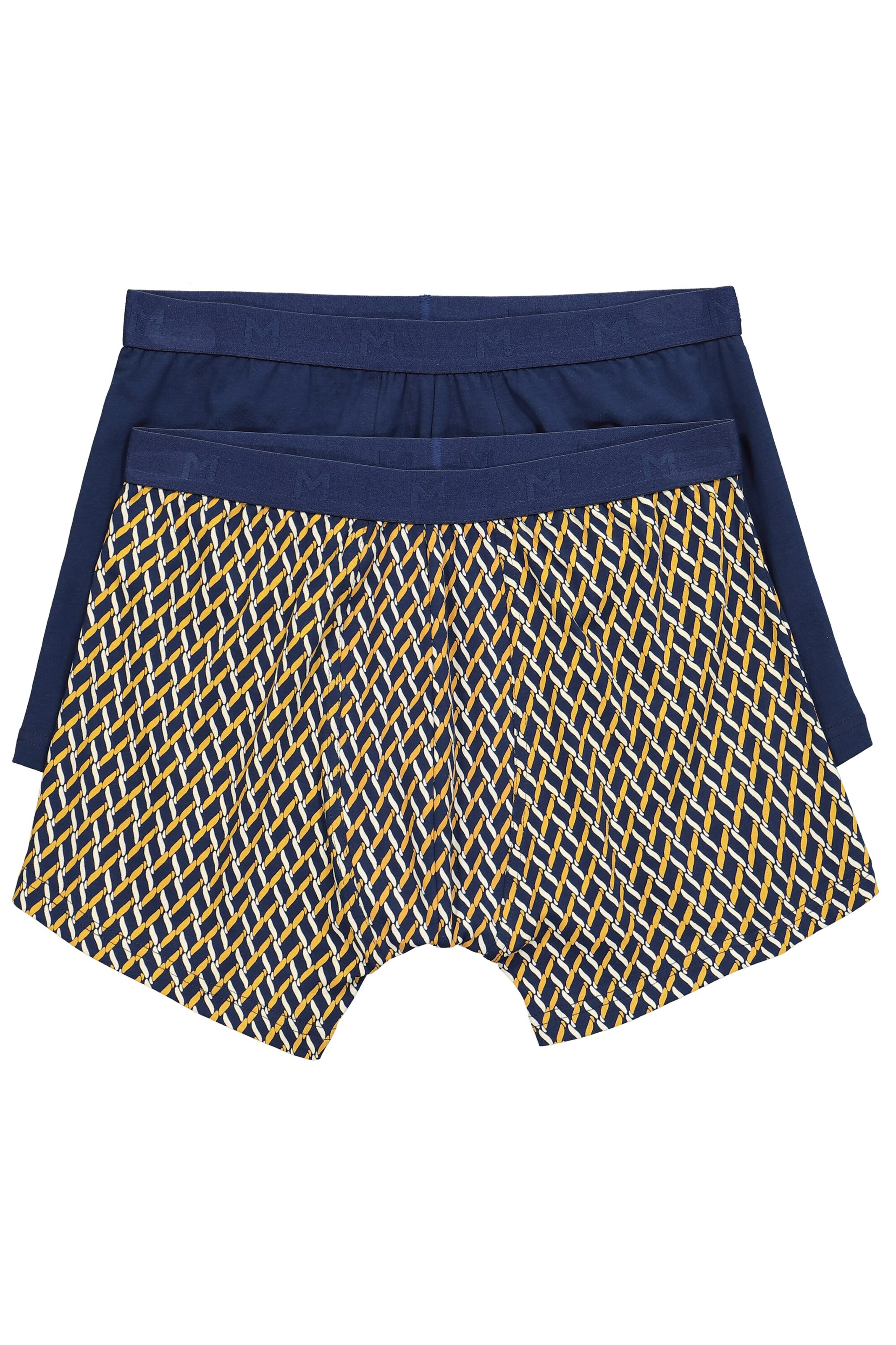 Men Plus Boxershorts in Blau: Vorderseite