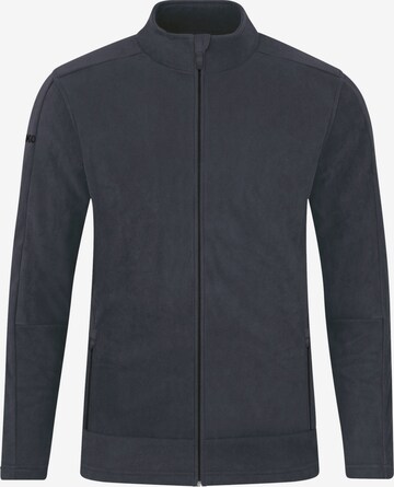 JAKO Athletic Fleece Jacket in Grey: front