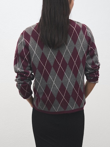 MANGO Pullover 'Rombular' i grå