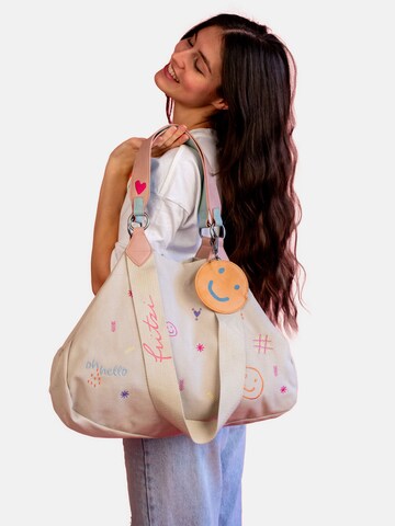 Fritzi aus Preußen Shopper 'Izzy Medium Limited Embro Fun' in Beige: front