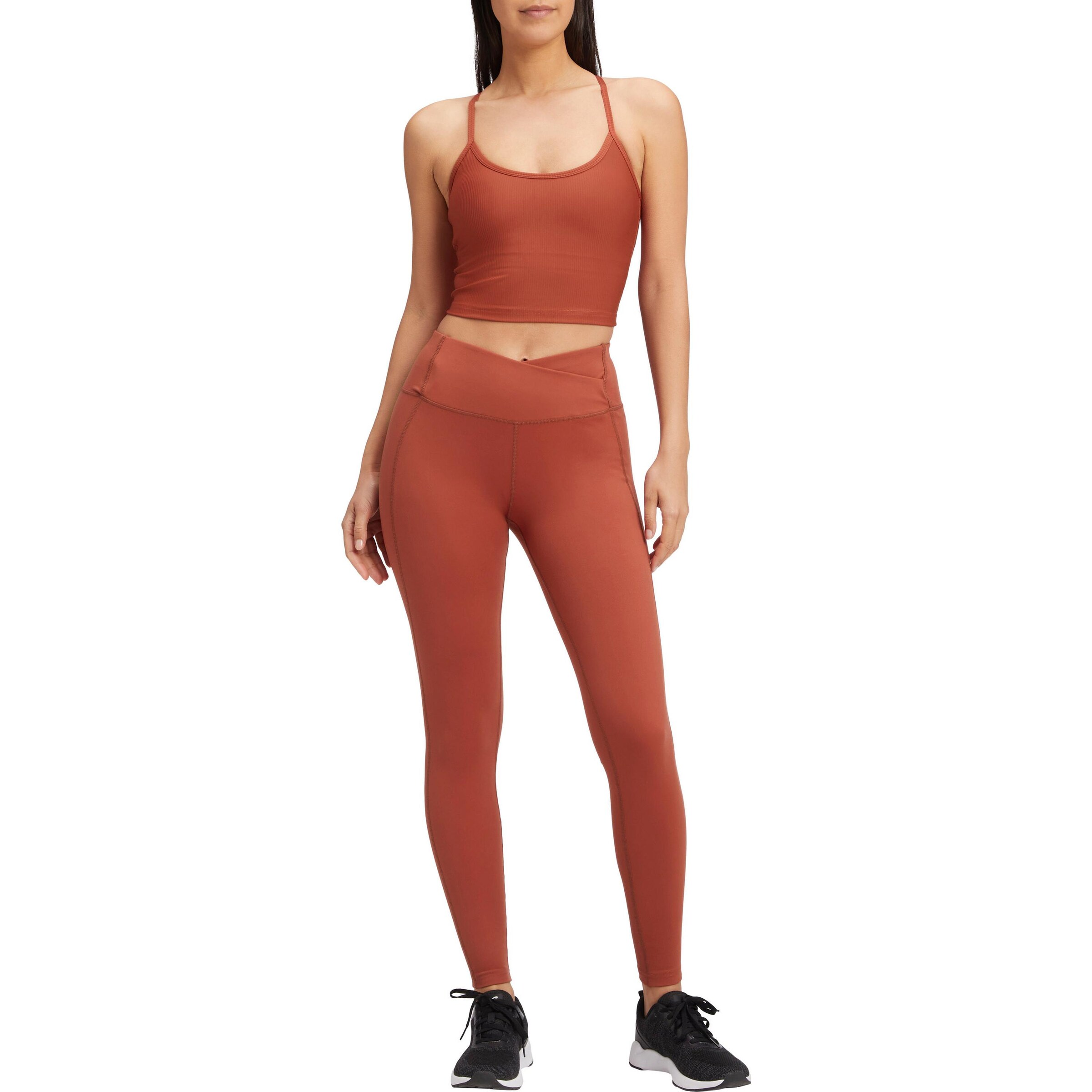 ENERGETICS Skinny Workout Pants 'Odessa' in Red
