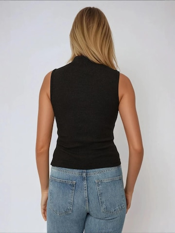 Hiccup Top in Schwarz