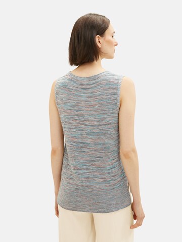 Top in maglia di TOM TAILOR in grigio