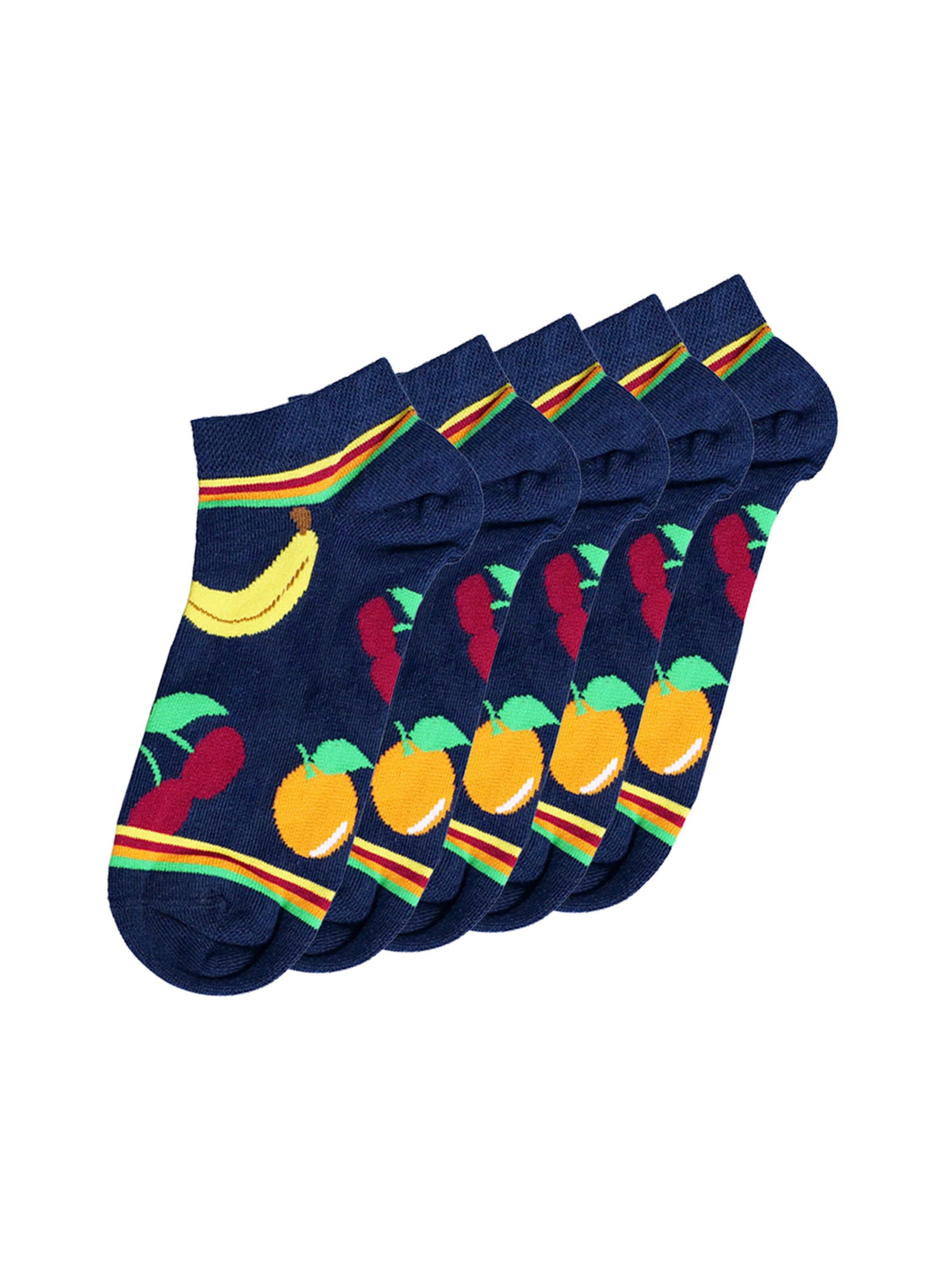 Chaussettes UNABUX en bleu : devant