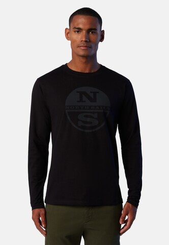 T-Shirt fonctionnel North Sails en noir : devant