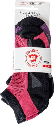 Chili Lifestyle Socks ' Run ' in Pink