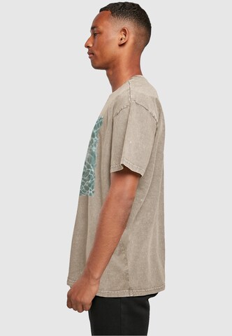 Merchcode T-Shirt 'Summer - On My Mind' in Braun