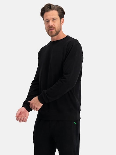 Bamboo basics Sweatshirt 'Lounge sweater Mike' in S in Black, Item view