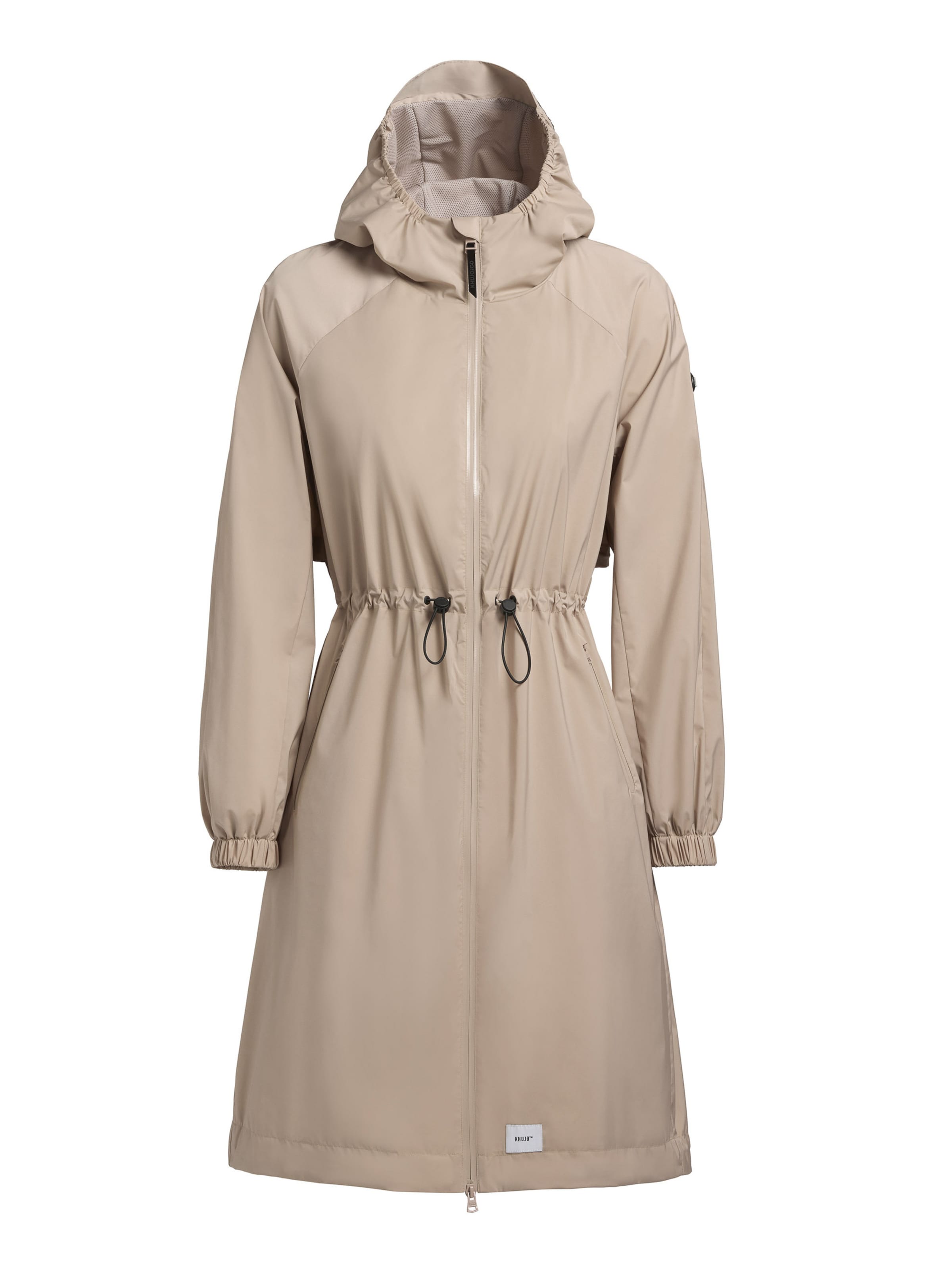 khujo Tussenmantel 'Tuuli' in Beige: voorkant