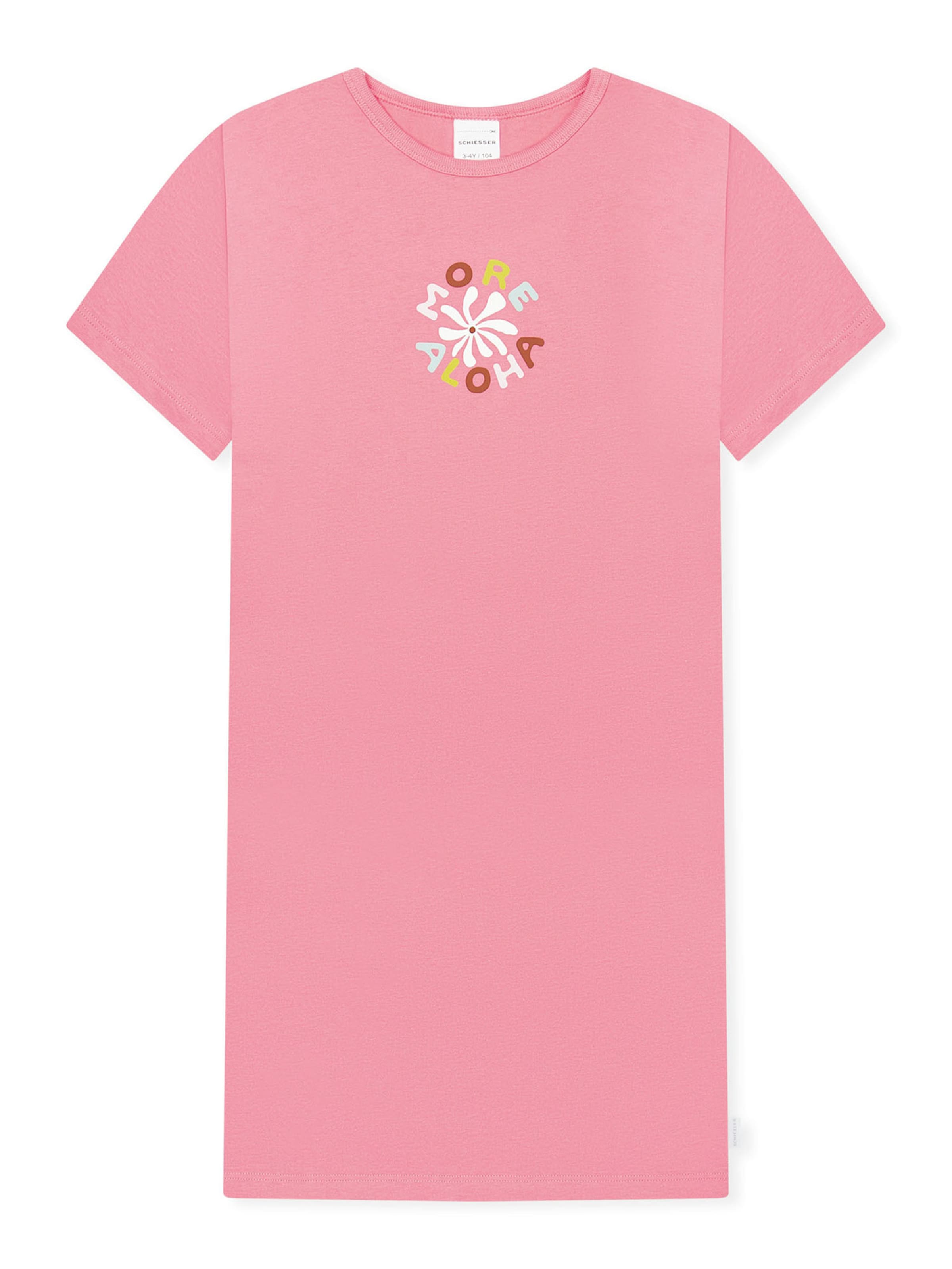 Pyjama ' Nightwear ' SCHIESSER en rose : devant