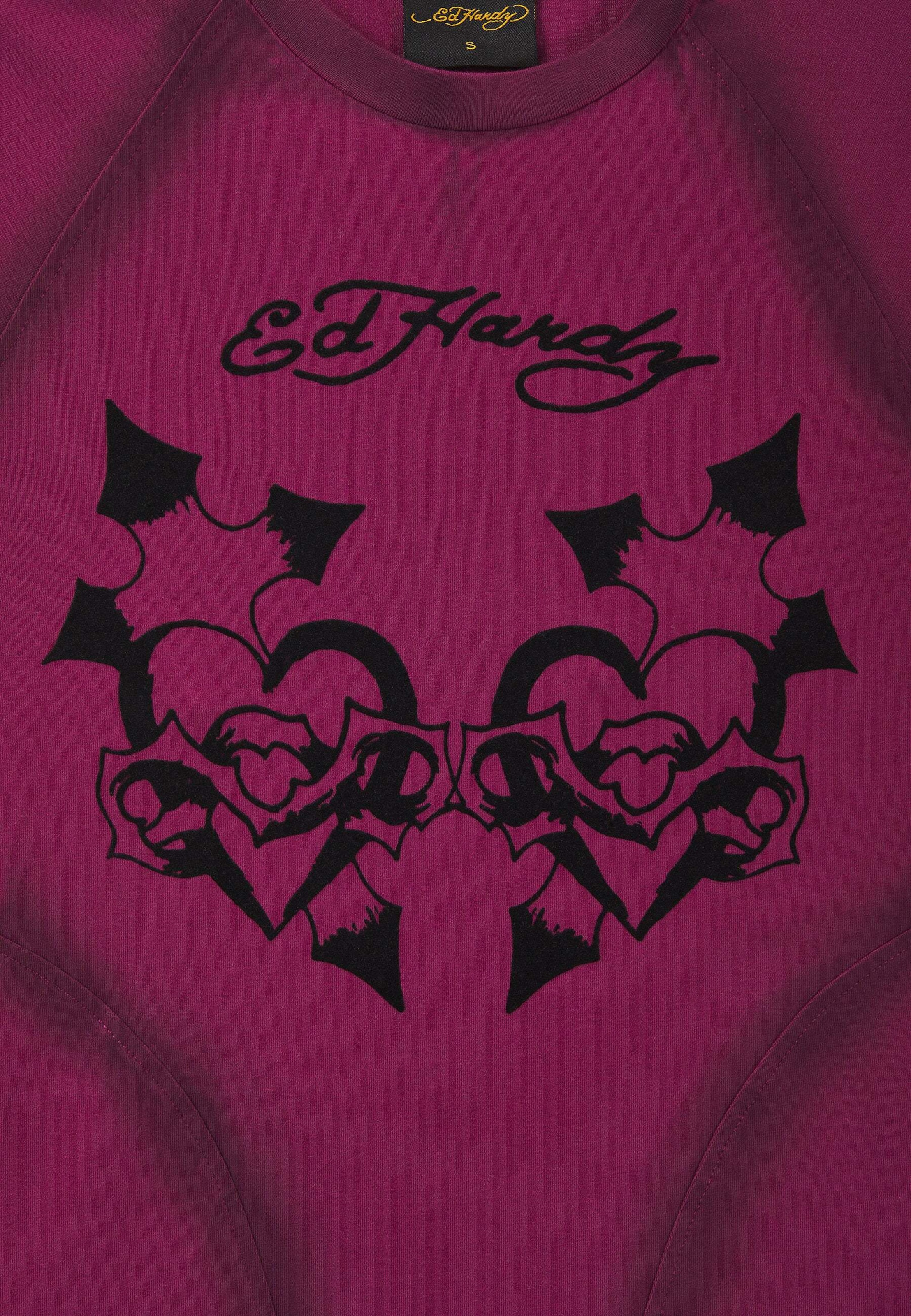 Ed Hardy Tričko – fialová